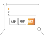 支持ASP、PHP、.Net等多種語言開發(fā)